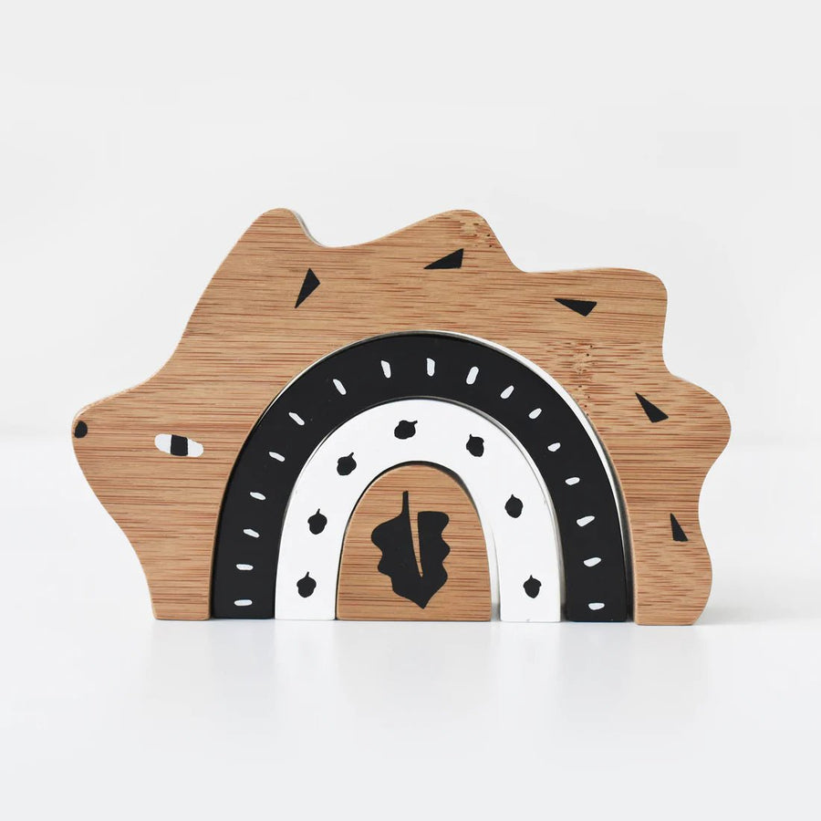 Wee Gallery Bamboo Nesting Animals - Hedgehog