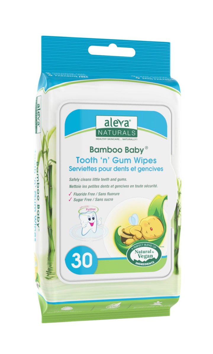 aleva NATURALS aleva NATURALS Bamboo Tooth n Gum Wipes Soaps, lotions & Wipes