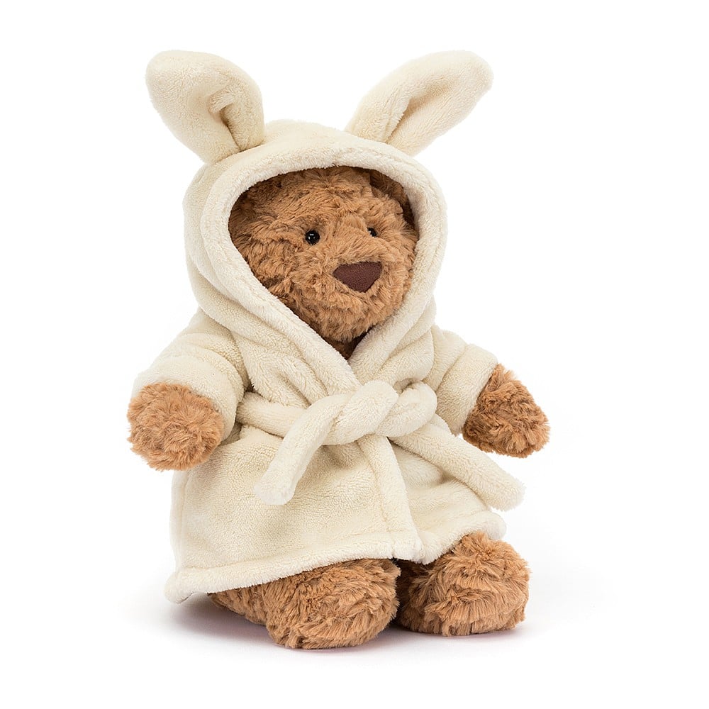 ジェリーキャット Bartholomew Bear Bathrobe Jellycat Bartholomew Bear Plush Toy - Cozy Bathrobe Cuddles
