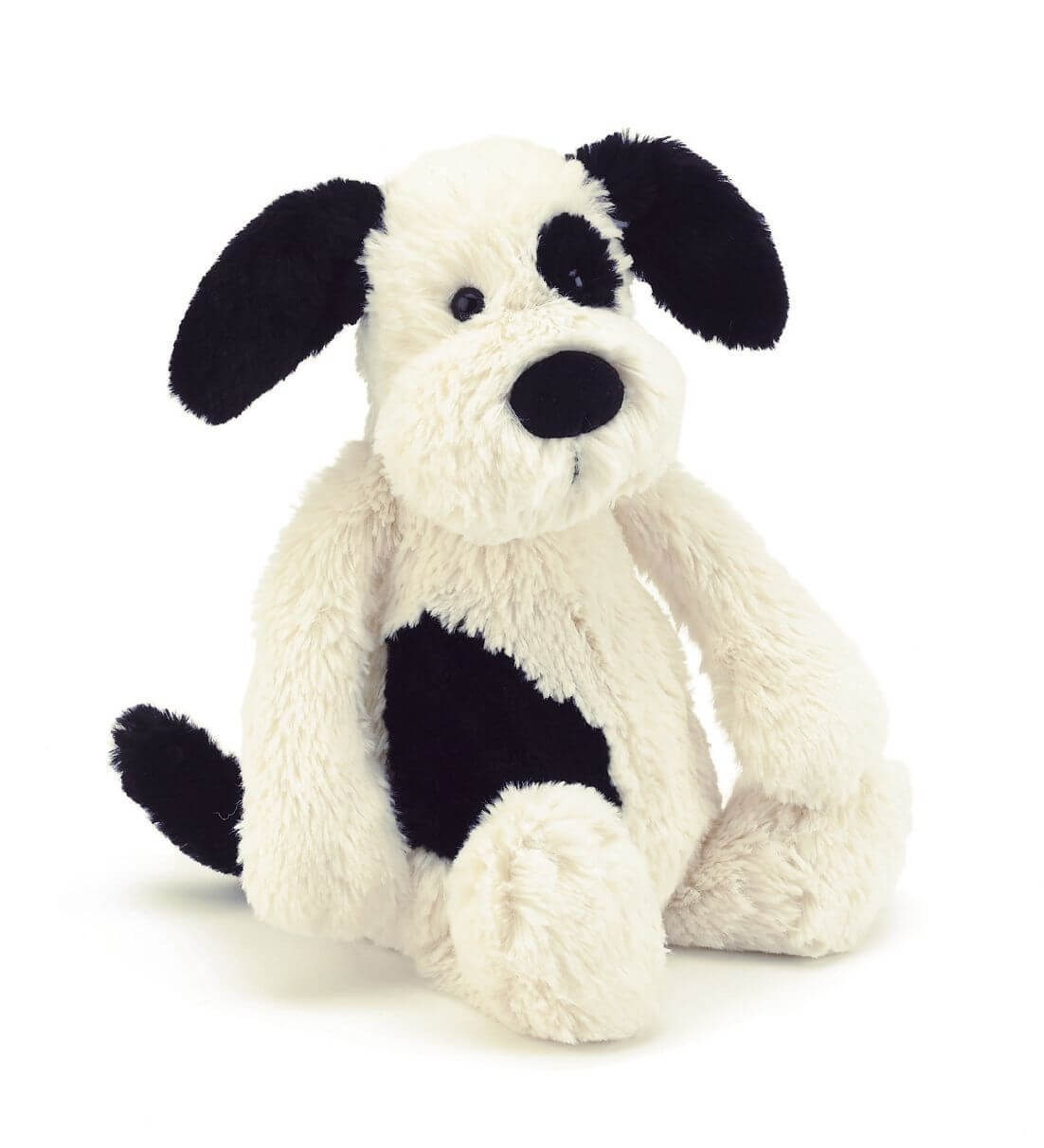  Black&Cream Puppy M 犬 ぬいぐるみ ドッグ Bashful Black & Cream Puppy Gigantic | Jellycat, Inc.