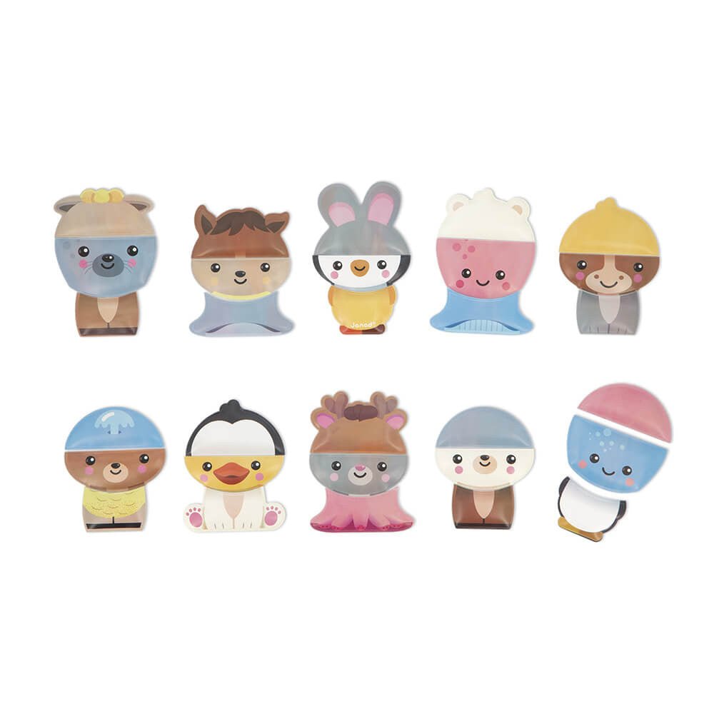 Janod Bath Mix and Match Animals