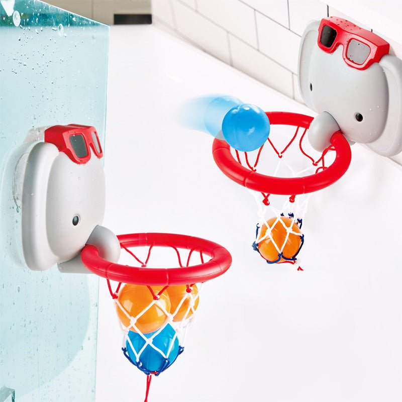 Hape Bath Time Basket Ball Elephant Pal