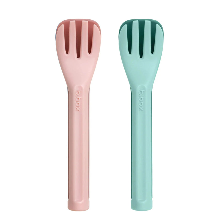 b.box Lunch Cutlery Fork + Spoon Duo - 2pk Twilight - Image 1