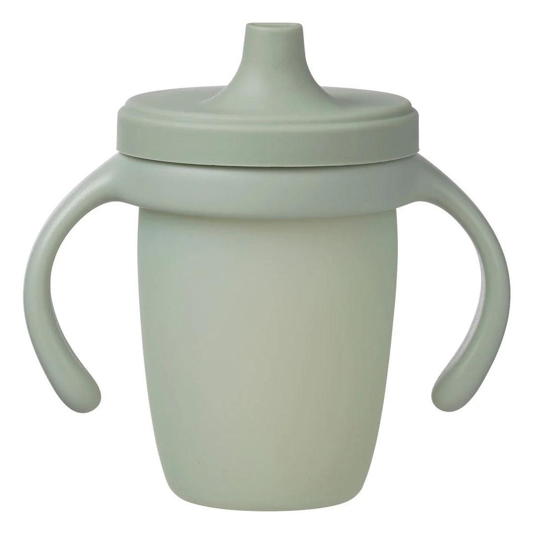 b.box Silicone Spout Cup feeding Sage - Image 2