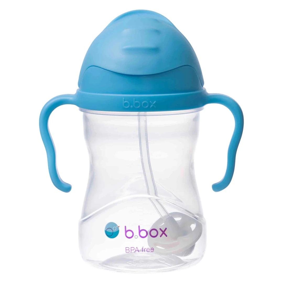 b.box Sippy Straw Cup 240ml feeding Blueberry - Image 22