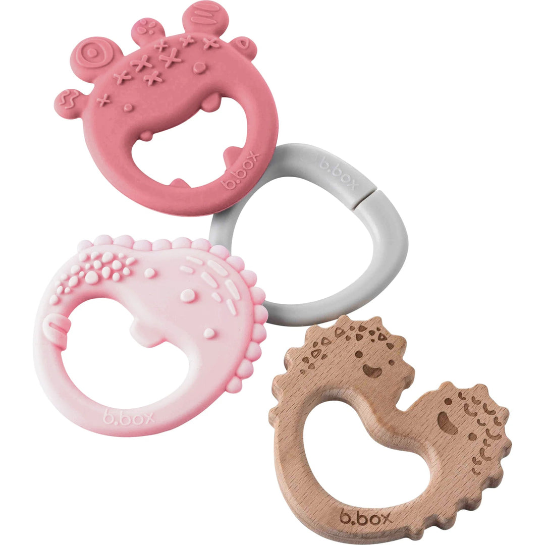 b.box b.box Trio Teether Teething & Rattles