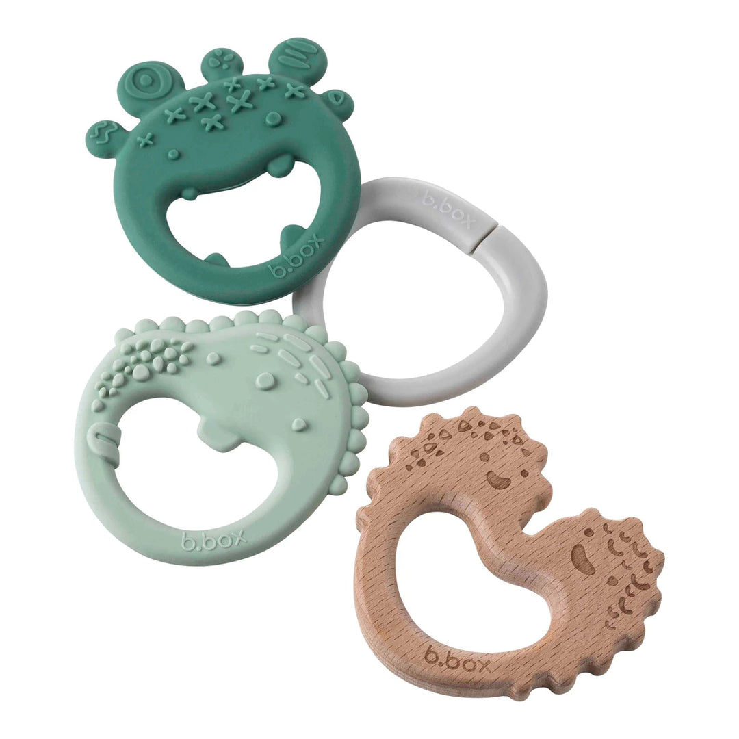 b.box b.box Trio Teether Teething & Rattles