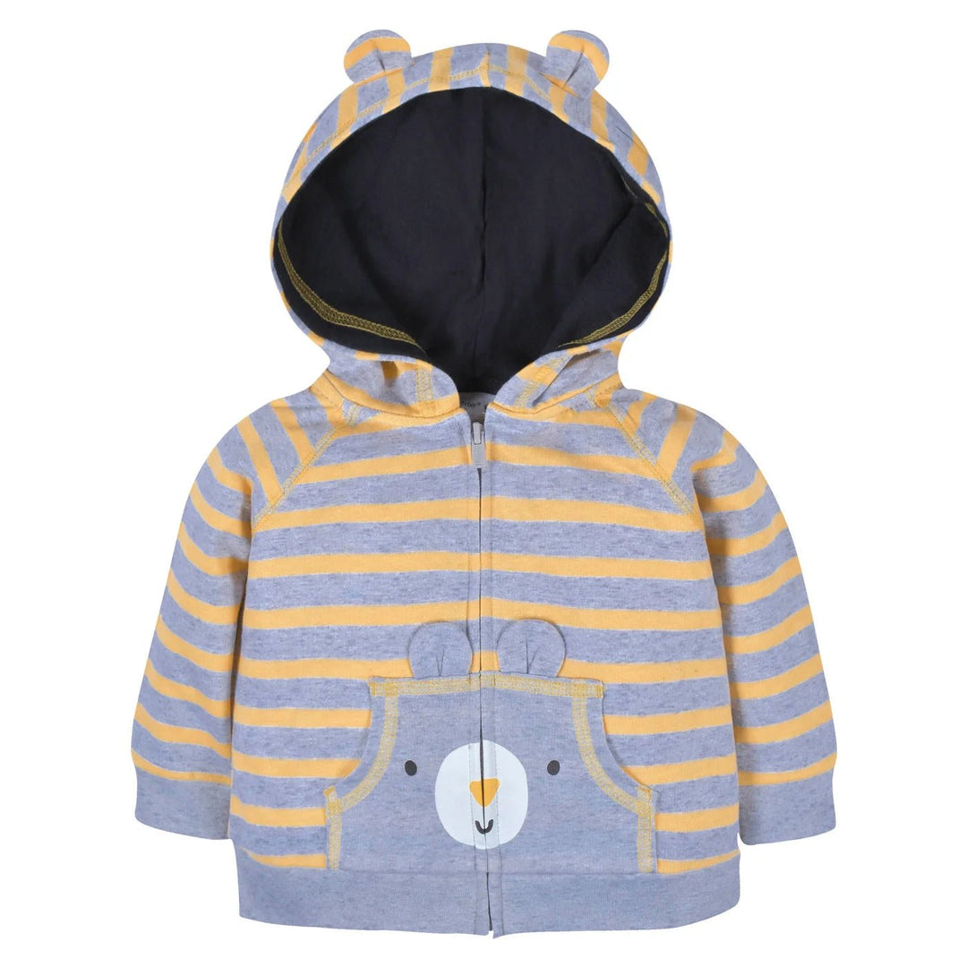 Gerber Childrenswear Bear Hoodie & Joggers 2 Pc Set