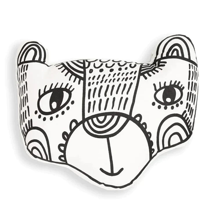 Wee Gallery Bear Throw Pillow
