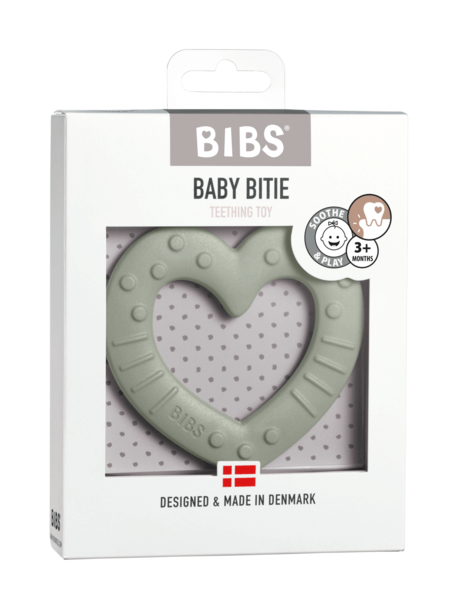 BIBS BIBS Baby Bitie Heart ONE SIZE