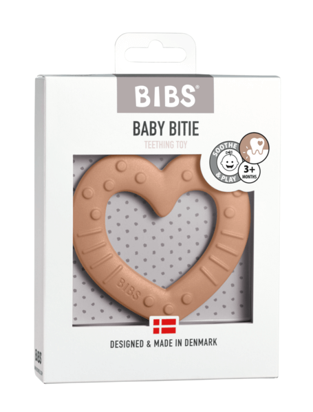 BIBS BIBS Baby Bitie Heart ONE SIZE
