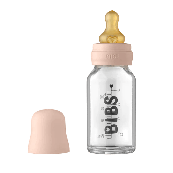 BIBS BIBS Baby Glass Bottle Complete Set Latex 100ml
