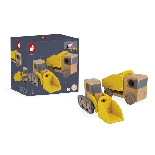 Janod Bolid Dump Truck & Bulldozer