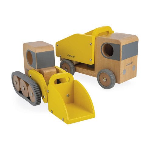 Janod Bolid Dump Truck & Bulldozer