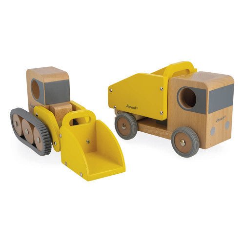 Janod Bolid Dump Truck & Bulldozer