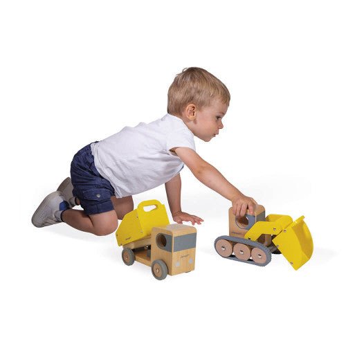 Janod Bolid Dump Truck & Bulldozer