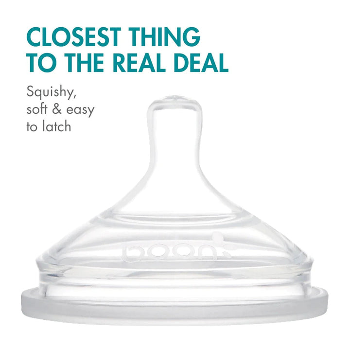 boon NURSH Silicone Nipples 3pk