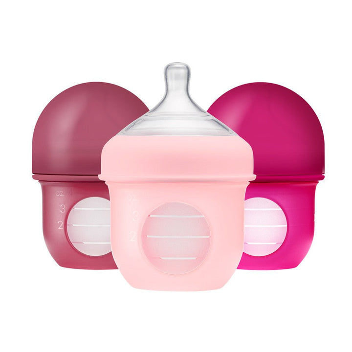 boon NURSH Silicone Pouch Bottle 4oz 3pk