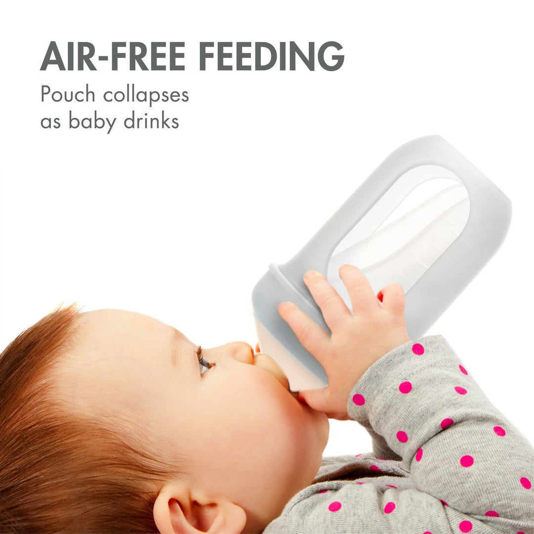 boon - NURSH Silicone Pouch Bottle 8oz 3pk