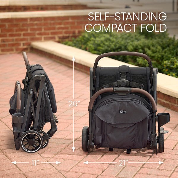 Britax Juniper™ Compact Stroller Raven Black