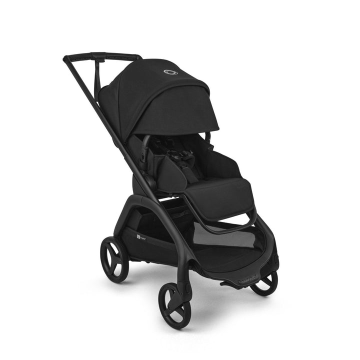 Bugaboo Dragonfly Plus Seat Stroller Stroller Heritage Black - Black stroller on a white background