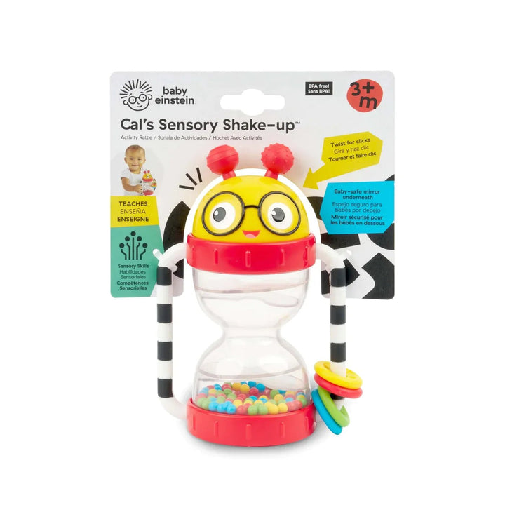 Baby Einstein Cal’s Sensory Shake - up Activity Rattle