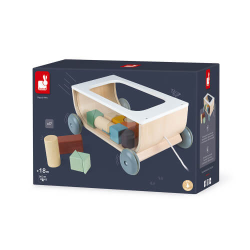 Janod Cart with blocks
