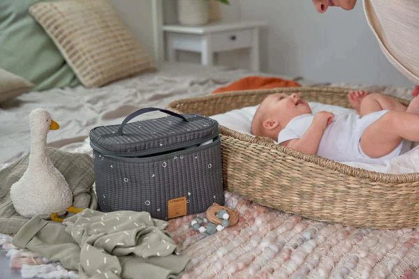 Lassig Casual Nursery Caddy To Go Universe Anthracite