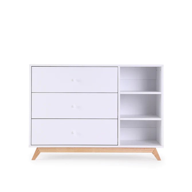 dadada furniture Central Park 3 drawer Two Shelves Dresser