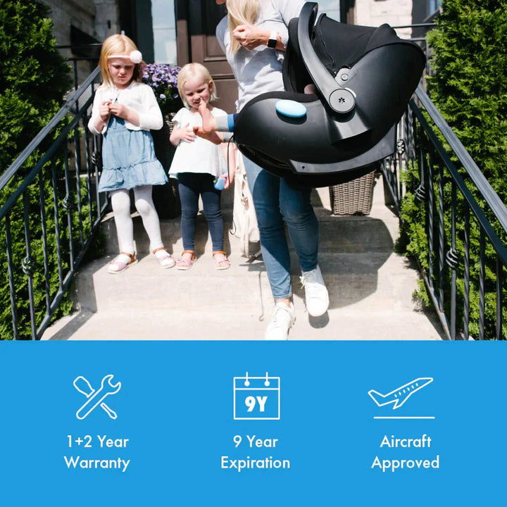 Clek Clek - Liingo Baseless Infant Car Seat - Railroad