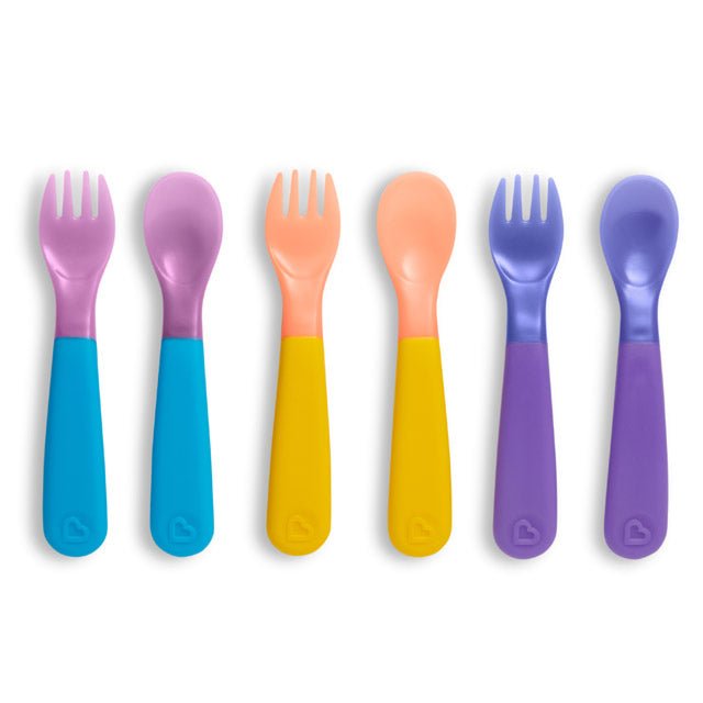 Munchkin ColorReveal Color Changing Toddler Forks & Spoons