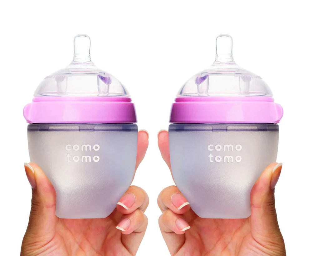 Comotomo Comotomo - Baby Bottle Pink - 8 oz/250ml 2pk