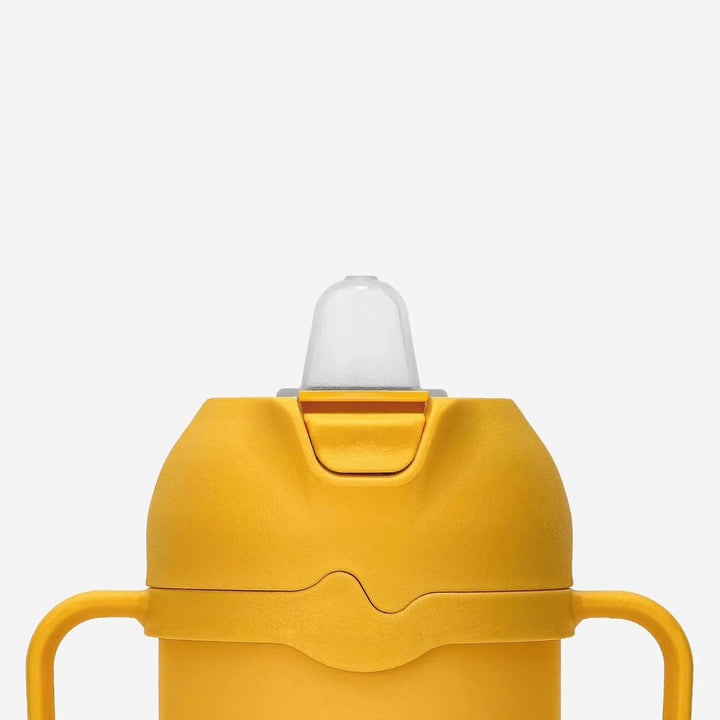 Toddler Tumbler 8oz Insulated Sippy Cup with Silicone Straw and Spout Yellow - Image 2