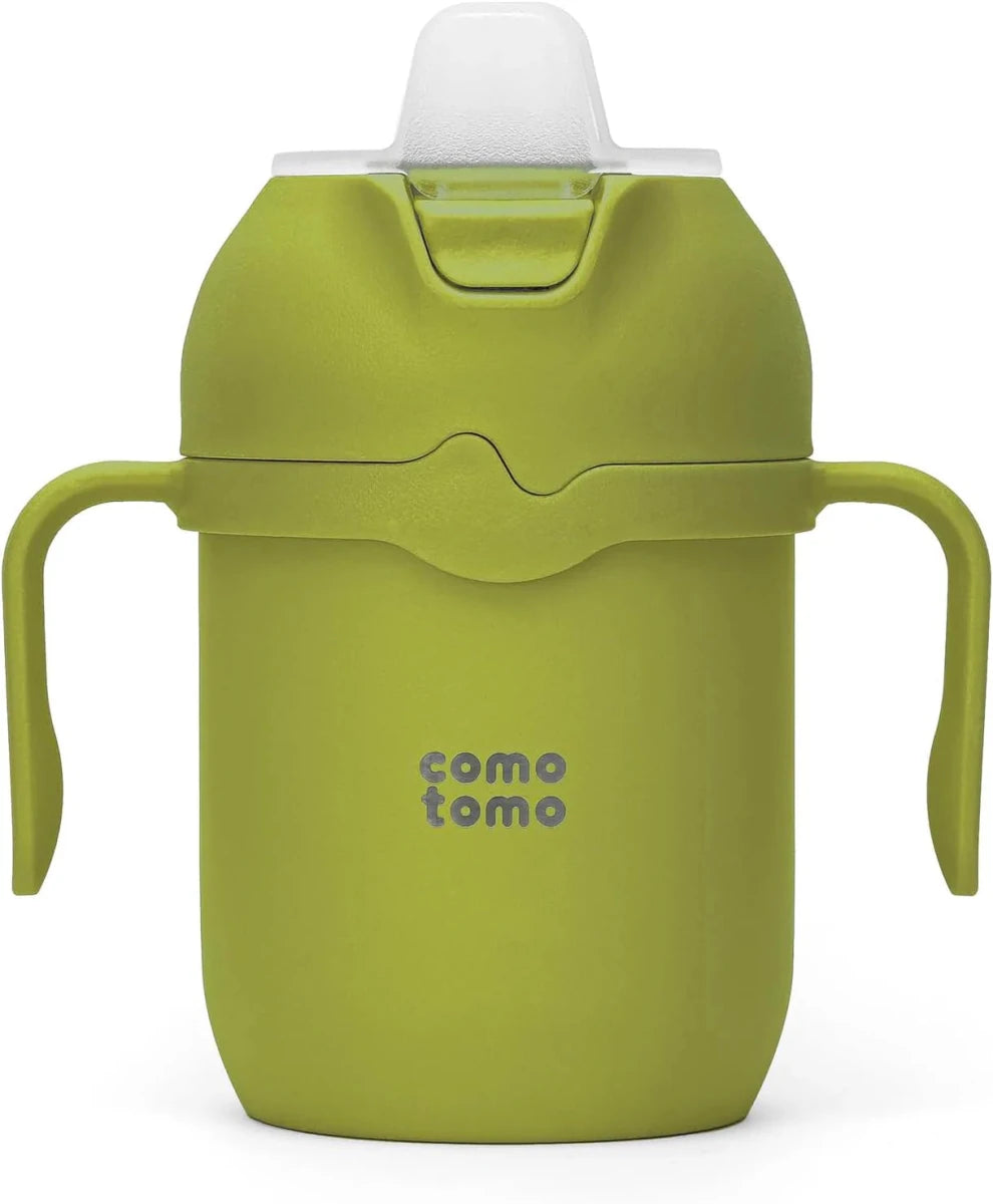 Toddler Tumbler 8oz Insulated Sippy Cup with Silicone Straw and Spout Green - Image 5