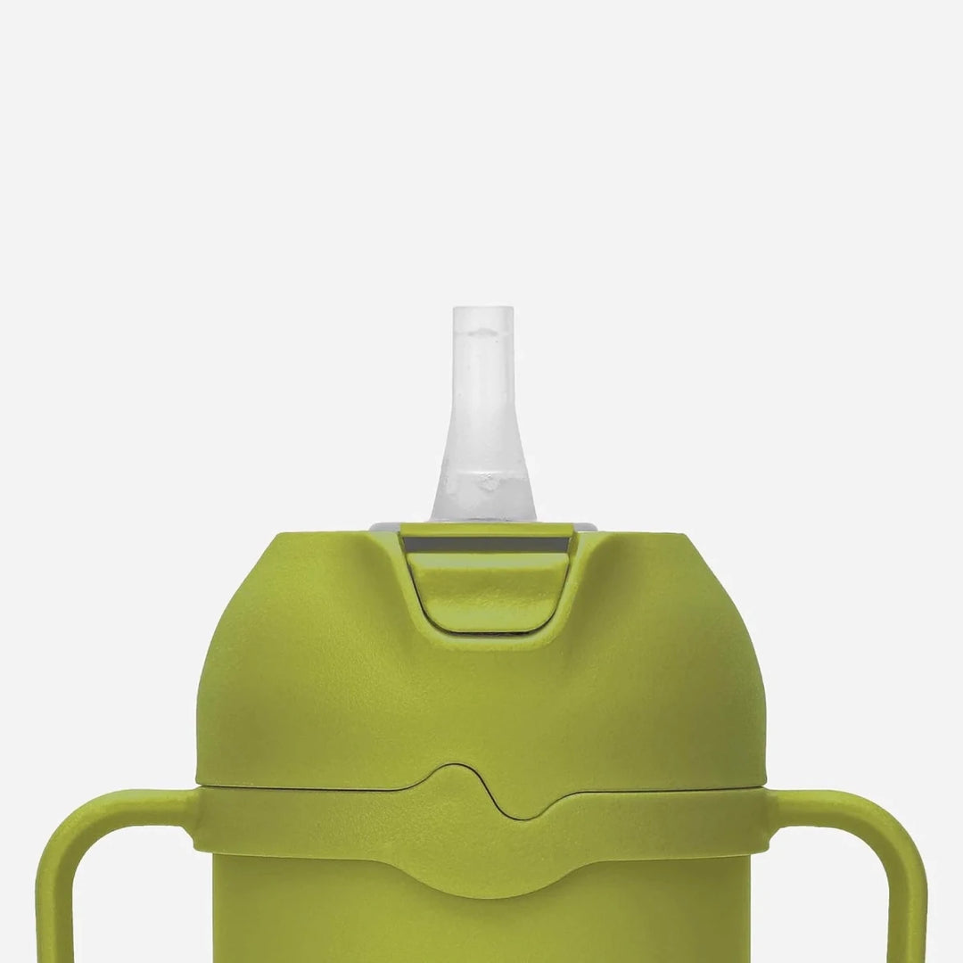 Toddler Tumbler 8oz Insulated Sippy Cup with Silicone Straw and Spout Green - Image 6
