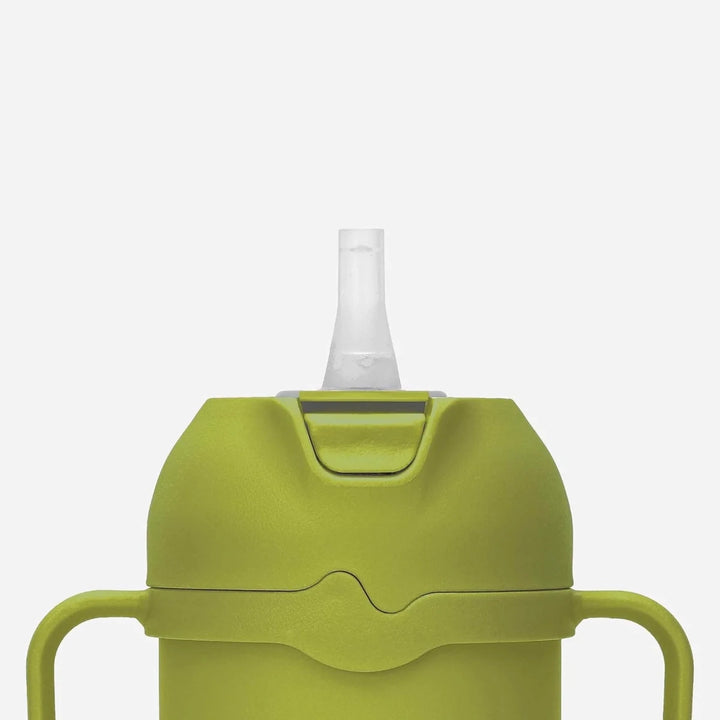 Toddler Tumbler 8oz Insulated Sippy Cup with Silicone Straw and Spout Green - Image 6