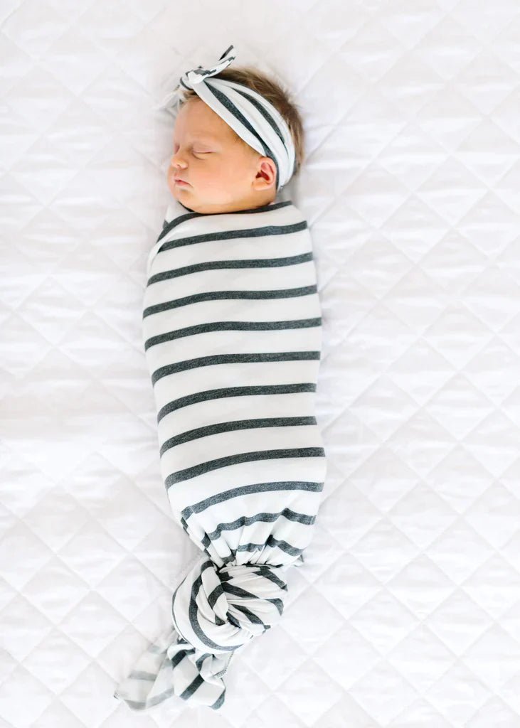 Copper Pearl Knit Swaddle Blanket