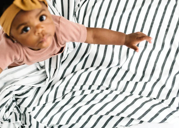 Copper Pearl Knit Swaddle Blanket