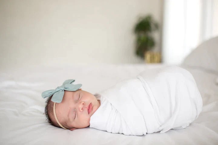 Copper Pearl Knit Swaddle Blanket