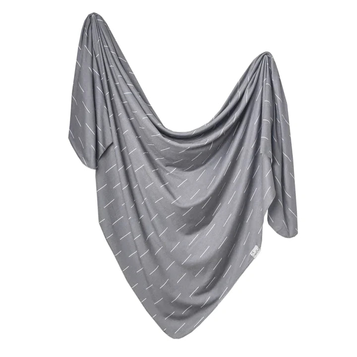 Copper Pearl Knit Swaddle Blanket