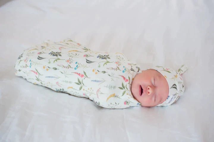 Copper Pearl Knit Swaddle Blanket