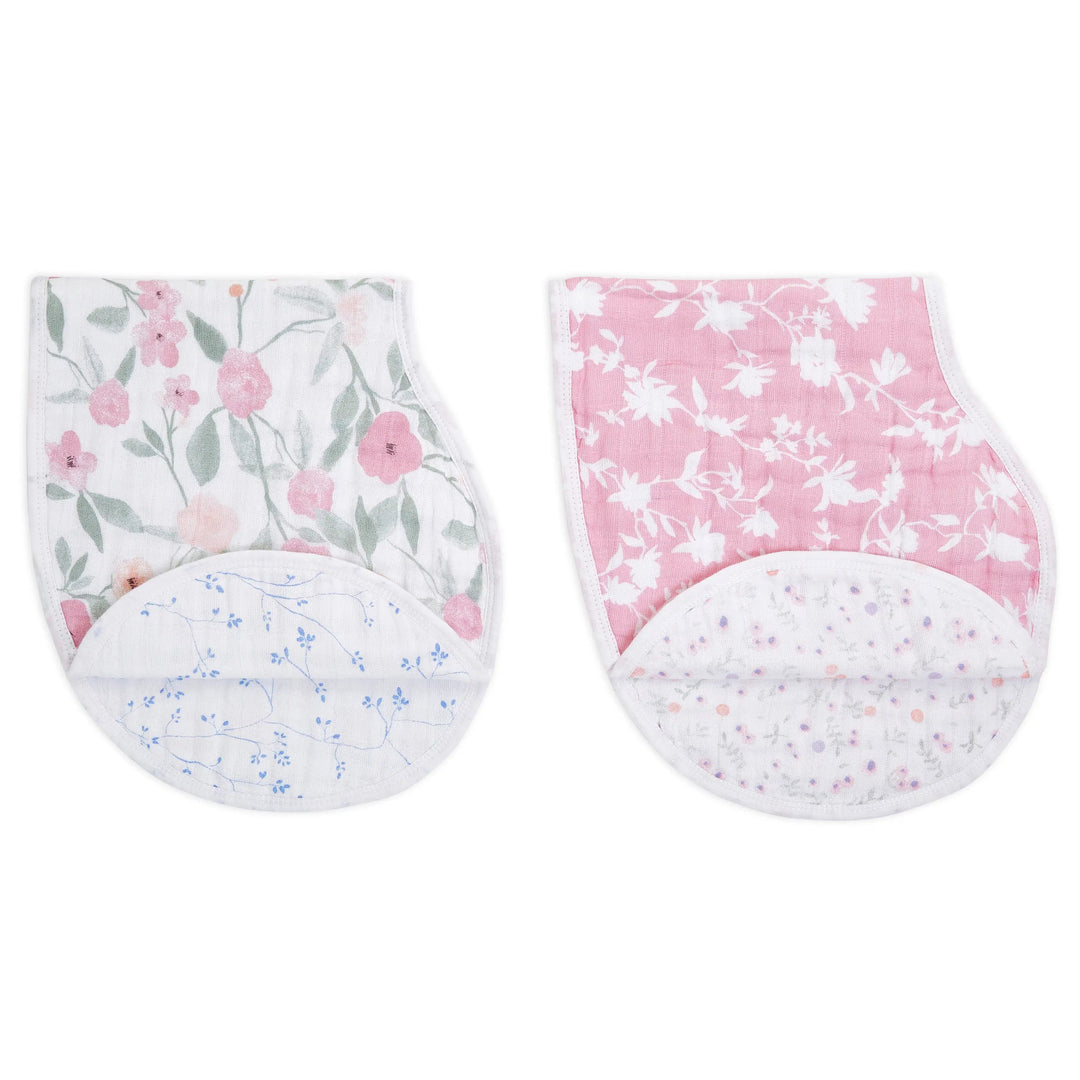 aden and anais Cotton Muslin Burpy Bibs 2pk