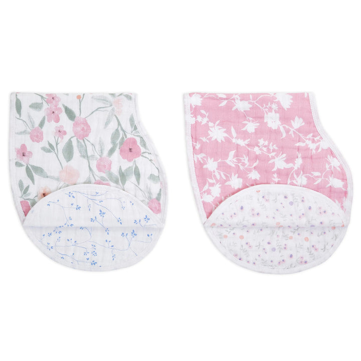 aden and anais Cotton Muslin Burpy Bibs 2pk