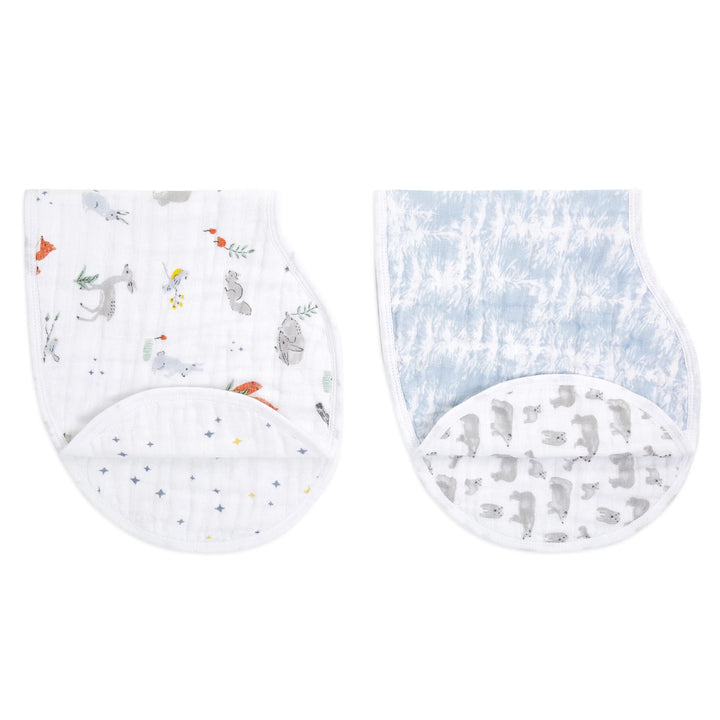 aden and anais Cotton Muslin Burpy Bibs 2pk