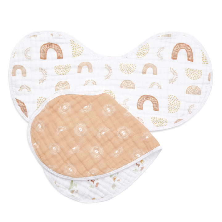 aden and anais Cotton Muslin Burpy Bibs 2pk