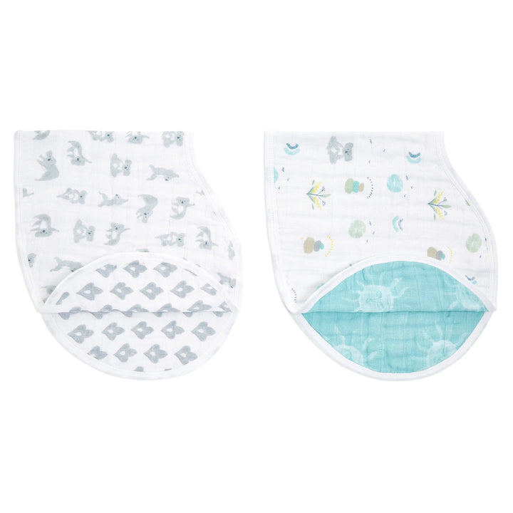 aden and anais Cotton Muslin Burpy Bibs 2pk