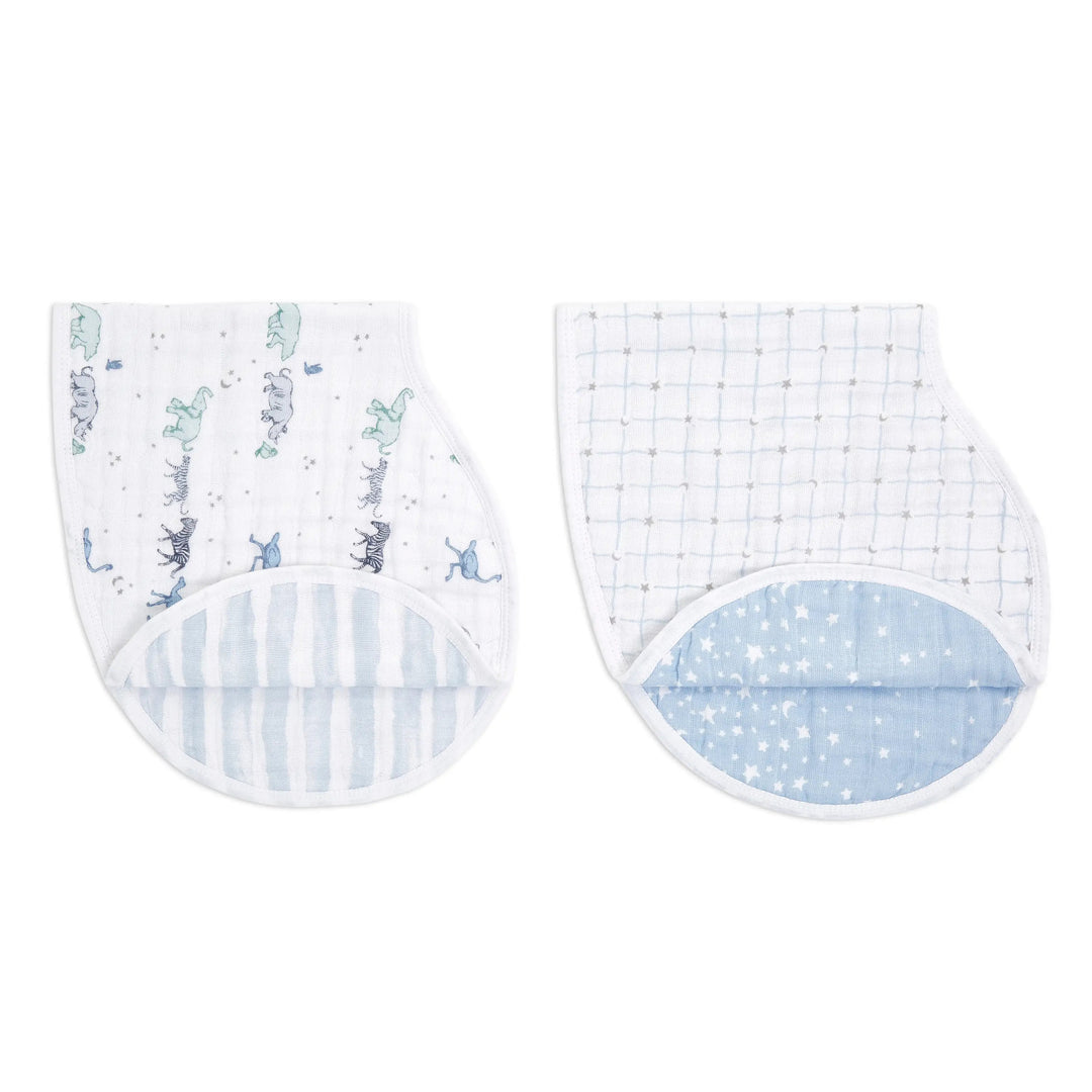aden and anais Cotton Muslin Burpy Bibs 2pk