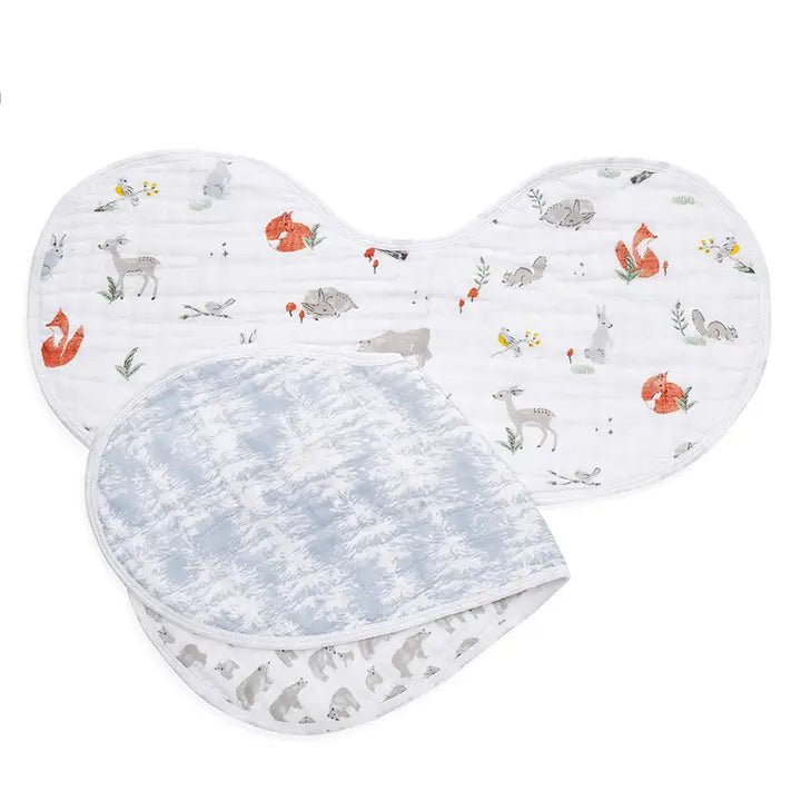 aden and anais Cotton Muslin Burpy Bibs 2pk