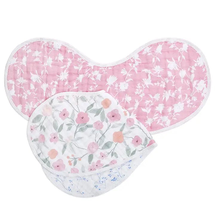 aden and anais Cotton Muslin Burpy Bibs 2pk