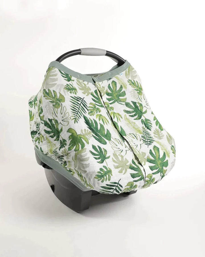 little unicorn Cotton Muslin Car Seat Canopy